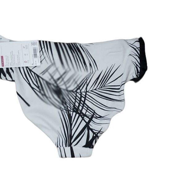 NWT Athleta Retro Palm Black & White Bikini Bottoms - Picture 4 of 8